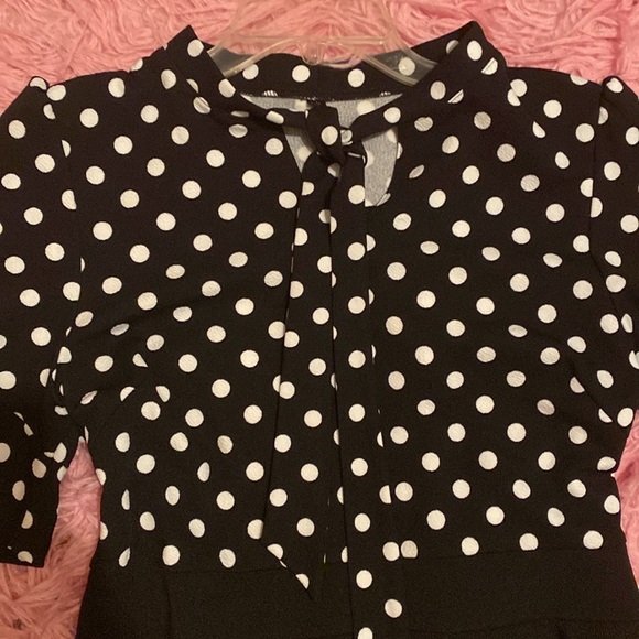 Ranphee Polka Dot Women’s Large Dress - Picture 2 of 4